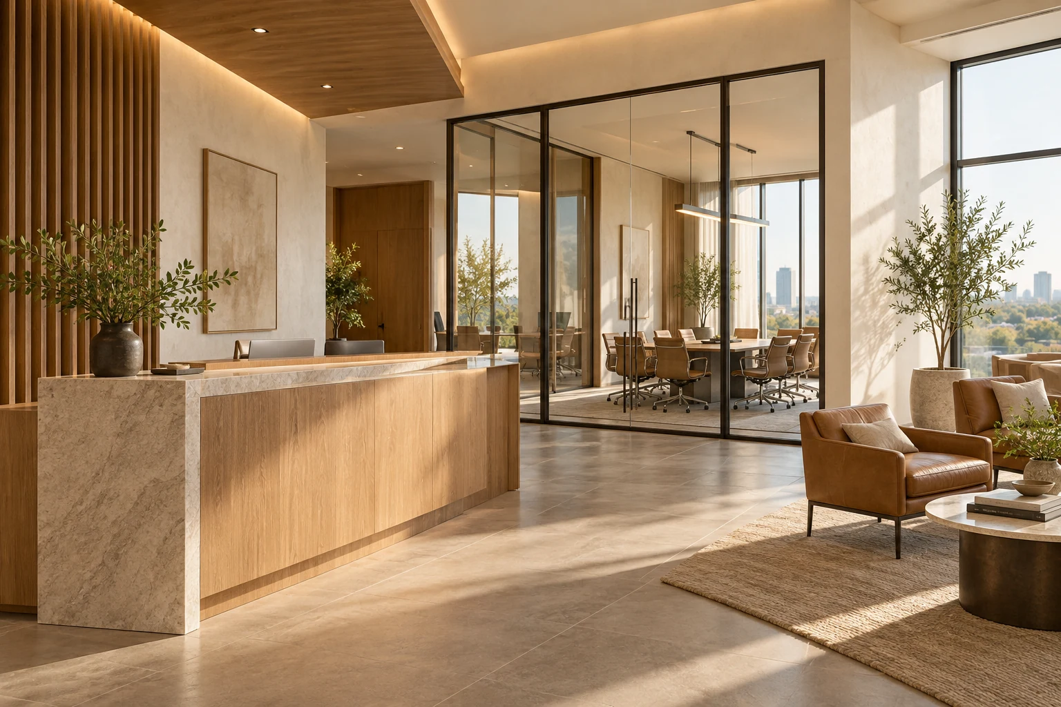 Commercial interiors — illustrative design concept